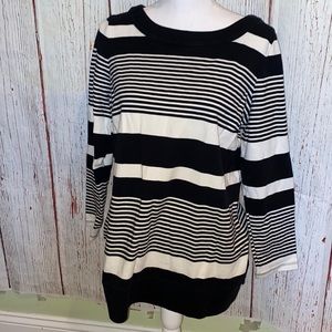 Talbots long sleeve stripped shirt
